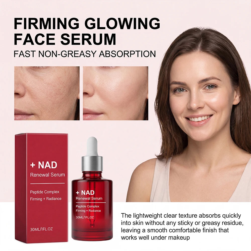 Radiance Serum Plumping Deep Hydration Smoothing Glow Booster Revitalizing Face Essence Lightweight Silky Serum