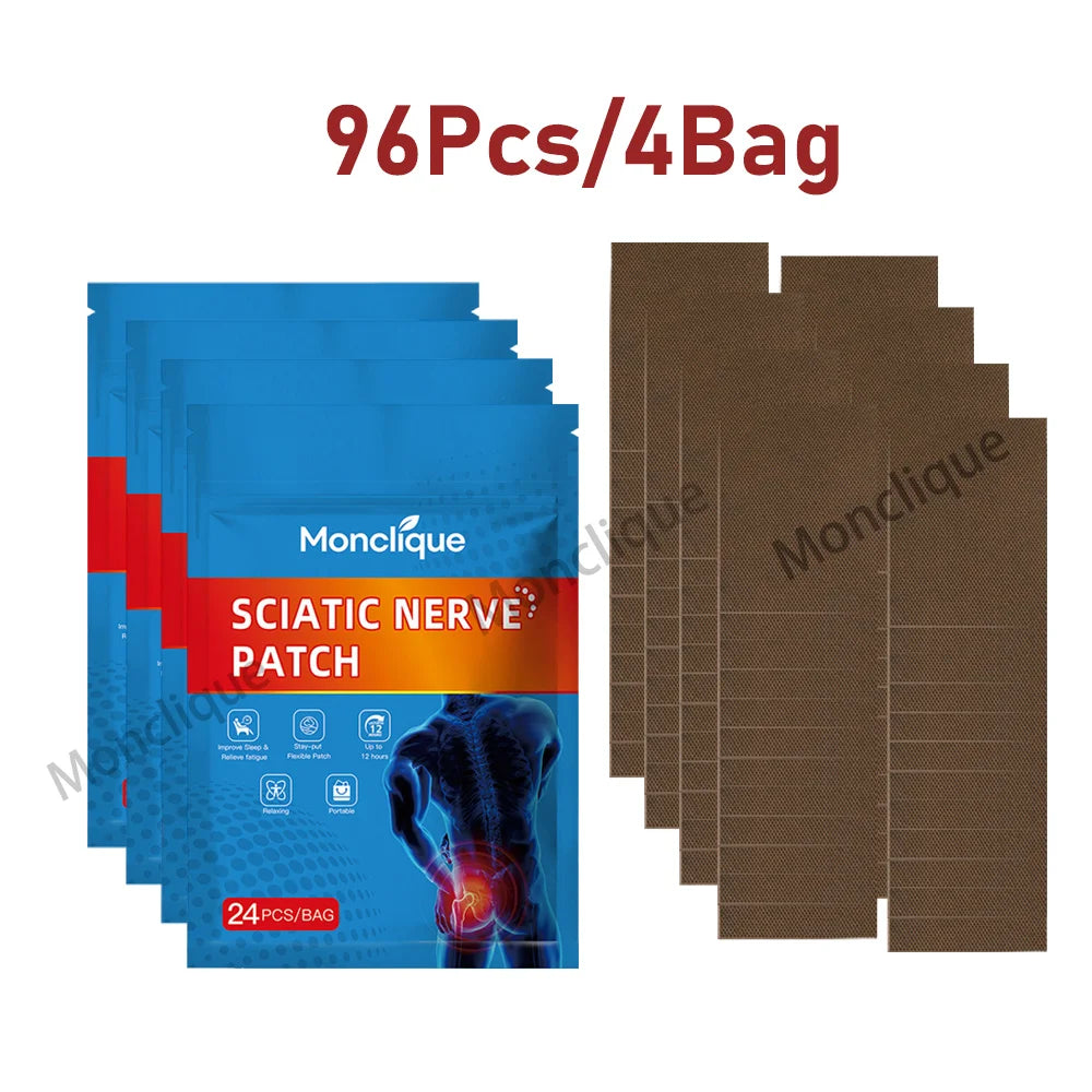 Sciatic Nerve Patch Buttocks Massage Soothing Bandage Breathable Acupuncture Pad Hip Care Patch Relax Body Electric Heating Pad