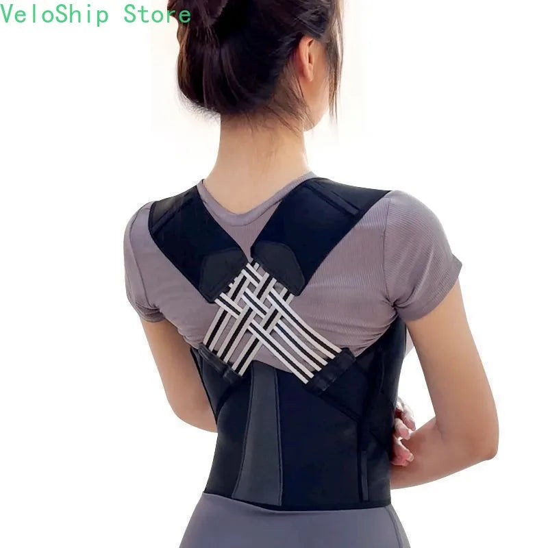Adjustable Full Back Posture Corrector Back Brace Shoulder Straightener For Men Women Upper Lower Back Pain Relief Support Strap