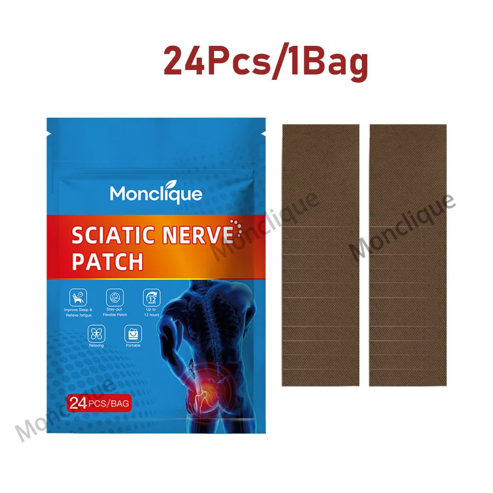 Sciatic Nerve Patch Buttocks Massage Soothing Bandage Breathable Acupuncture Pad Hip Care Patch Relax Body Electric Heating Pad