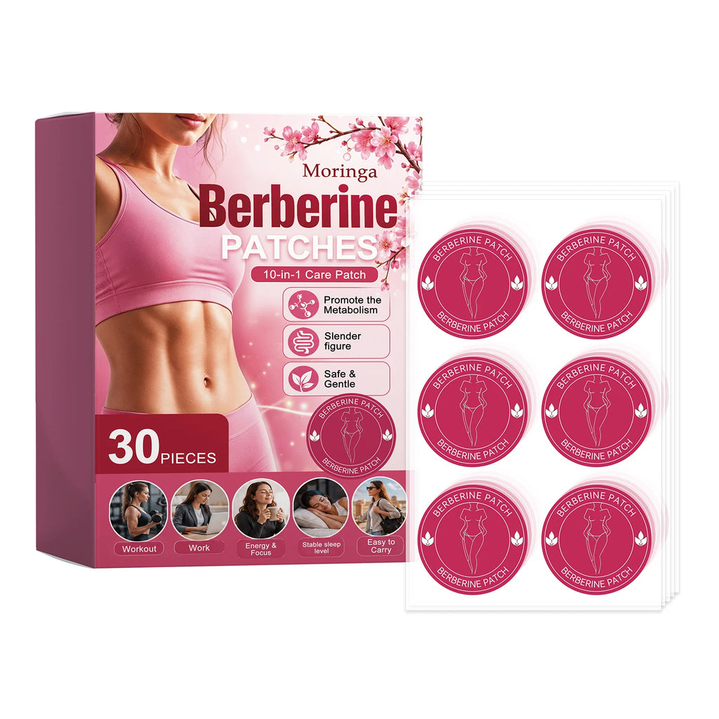 30/150pcs Berberine Patches light Management Assistance Energy SupportEasy To Use Body Loss Sticker