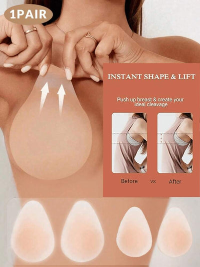 Invisible Self-Adhesive Nipple Covers Anti-Friction Washable Perfect For Summer Swimwear Beach Pool & Daily Wear Drop-Shaped